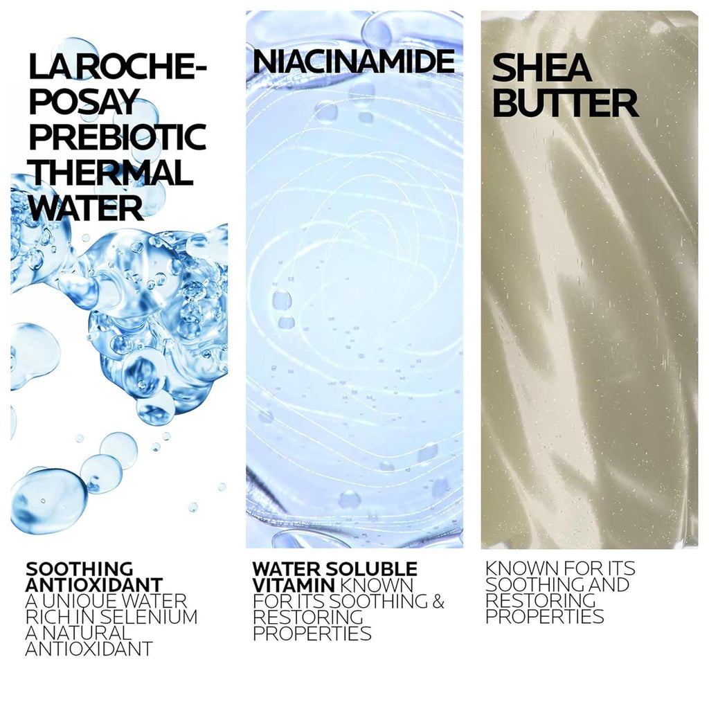 La Roche-Posay Lipikar AP+ Gentle Foaming Cleansing Oil, Gentle Oil Cleanser for Face and Body Formulated with Niacinamide, Long-Lasting 24-hour Hydration, Fragrance-Free & Soap Free